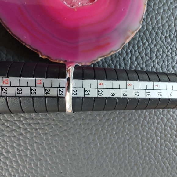 Designer HG Hagit Gorali 925 Drusy ring size 10 Israel - Picture 10 of 11